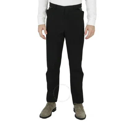 Moschino Men's Black Piped Detail Trousers