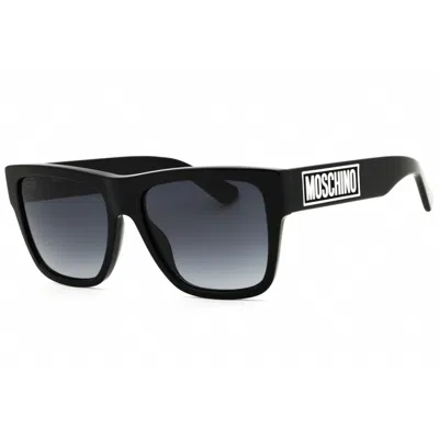 Moschino Men's Black Rectangular Sunglasses Mos167s