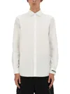 Moschino Printed Cuff Shirt With Unique In White
