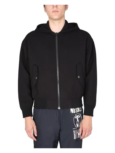 MOSCHINO MEN'S JACKET WITH LOGO