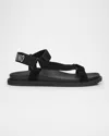 Moschino Couture Sandal With Logo In Black