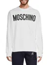 MOSCHINO MEN'S LOGO LONG SLEEVE SWEATSHIRT