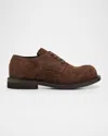 Moschino Lace-up Brogues Leather Sole In Brown