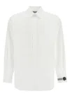 Moschino Printed Cuff Shirt With Unique In White