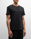 Moschino Men's Shoulder-tape T-shirt In Black