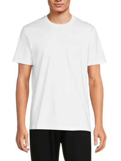 Moschino Men's Solid Cotton Tee In White