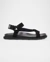Moschino Couture Sandal With Logo In Black
