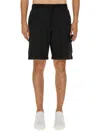 Moschino Sweatshirt Bermuda In Black