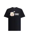 Moschino T-shirt Whit Maxi Print In Black