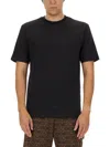 Moschino All-over Logo Print  T-shirt In Black