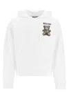 Moschino Teddy Bear Hooded Sweat In White
