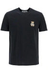 Moschino Teddy Bear Patch T-shirt With In Black