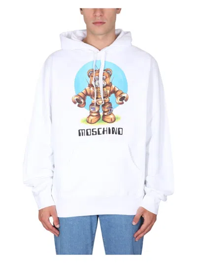 MOSCHINO MEN'S TEDDY PRINT SWEATSHIRT