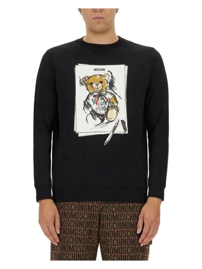 MOSCHINO MEN'S TEDDY SWEATSHIRT