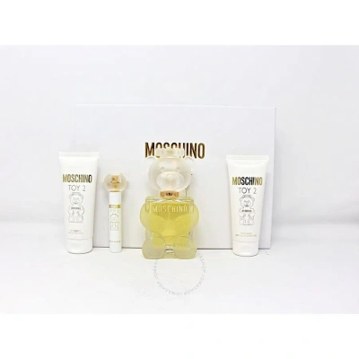 Moschino Men's Toy2 4 oz Gift Set Fragrances 8011003870493 In Amber / White