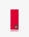 Moschino Merino Wool Scarf In Red