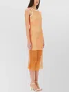 Moschino Jeans Mesh And Sequin Dress