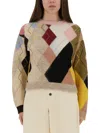 Moschino Knitwear Crew Neck Long Sleeves Soft Texture In Multi