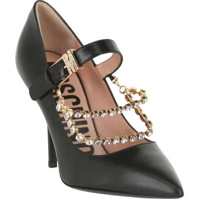 MOSCHINO MOSCHINO METAL CHAIN MARY JANE PUMP
