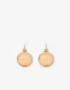 Moschino Metal Dangle Earrings In Gold