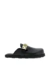 Moschino Couture Couture Sabo With Logo Lettering In Black