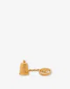 Moschino Metal Ring With Charm In Gold