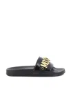 Moschino Metallic Letters Slide In Multi