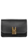 MOSCHINO MOSCHINO METALLIC LOGO CROSSBODY BAG