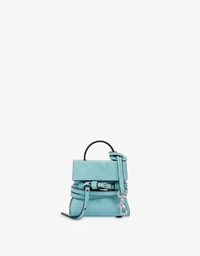 Moschino Micro Bag  Tie Me In Blue