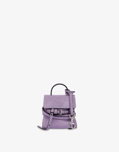 Moschino Micro Bag  Tie Me In Purple