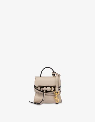 Moschino Micro Bag  Tie Me In Sand