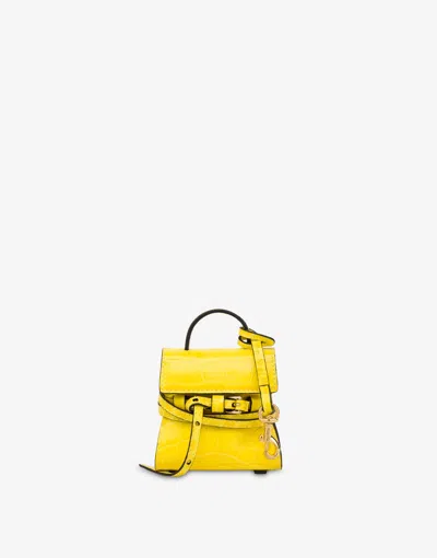 Moschino Micro Bag  Tie Me In Yellow