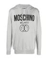 Moschino Micro-label Long-sleeved Sweater In White