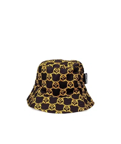 Moschino Micro-logo Embellished With Fisherman's Hat In Black