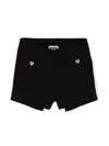Moschino Mid-rise Tailored Trousers In Black