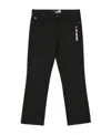 Moschino Middle Waist Jeans In Black