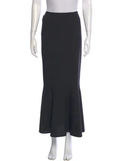 Pre-owned Moschino Midi Length Skirt In Black