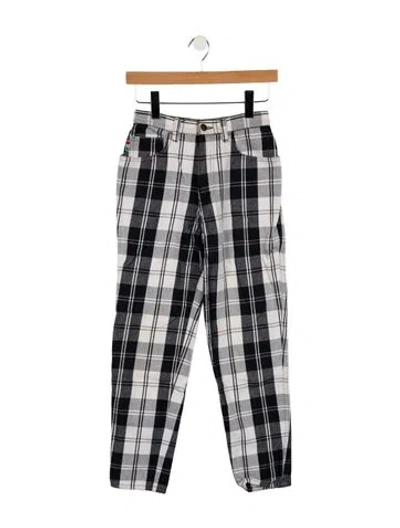 Pre-owned Moschino Mid-rise Skinny Leg Jeans In Multi