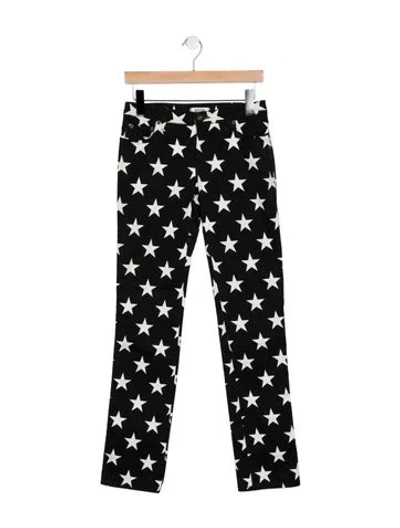 Pre-owned Moschino Mid-rise Straight Leg Jeans In Black