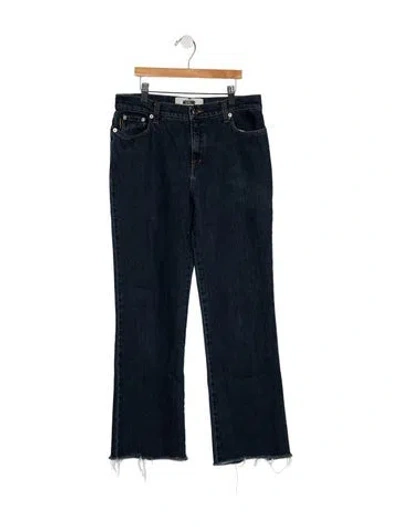 Pre-owned Moschino Mid-rise Straight Leg Jeans W/ Tags In Blue