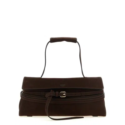 Moschino Milano Shoulder Bag  Brown