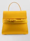 Moschino Mini Bag Structured Shape Top Handle In Yellow