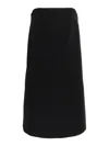 Moschino Black Fiocco Mini Dress