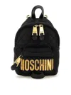 Moschino Women's Quilted Nylon Backpack In Black