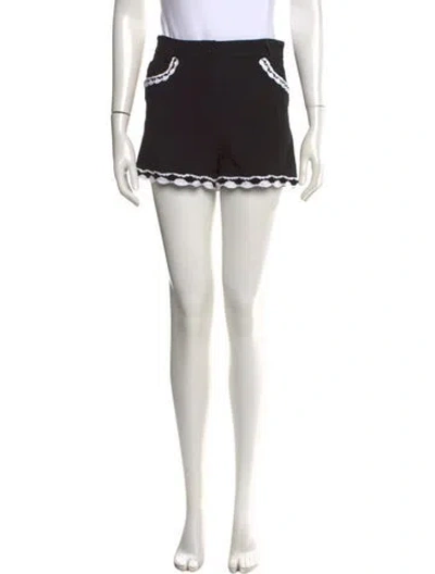 Pre-owned Moschino Mini Shorts In Black