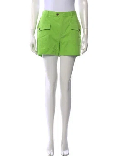 Pre-owned Moschino Mini Shorts W/ Tags In Green
