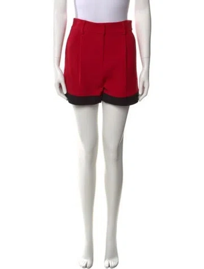 Pre-owned Moschino Mini Shorts W/ Tags In Red