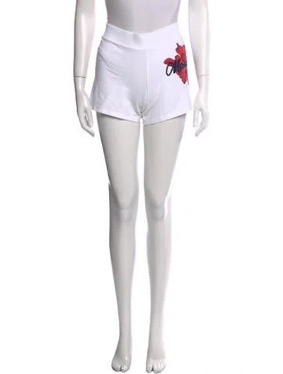 Pre-owned Moschino Mini Shorts In White