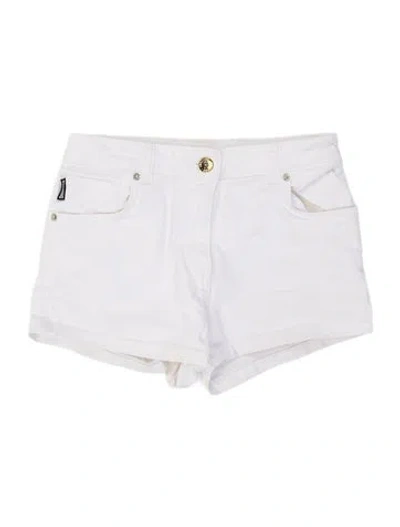 Pre-owned Moschino Mini Shorts In White