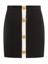 Moschino Heart-motif Mini Skirt In Black